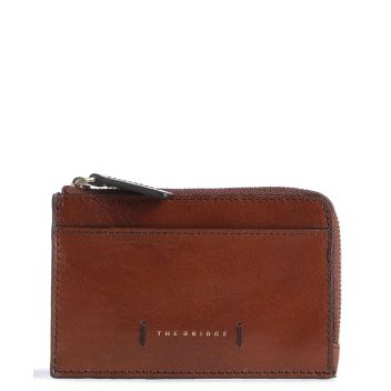 The Bridge Leda RFID Credit card holder brown