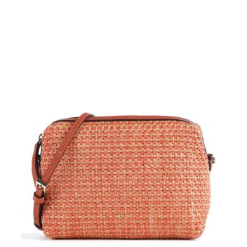 Abro Raffia Kaia Crossbody bag orange