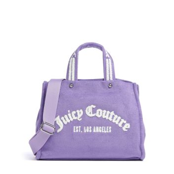 Juicy Couture Iris Crinkled Velvet M Handbag violet