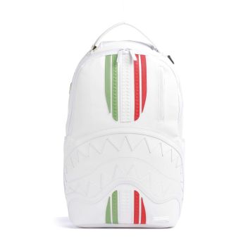 Sprayground Italy Racing Stripes Backpack white