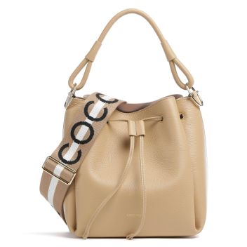 Coccinelle Eclyps Bucket bag beige