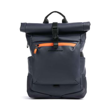 Piquadro Corner 2.0 Rolltop backpack dark blue