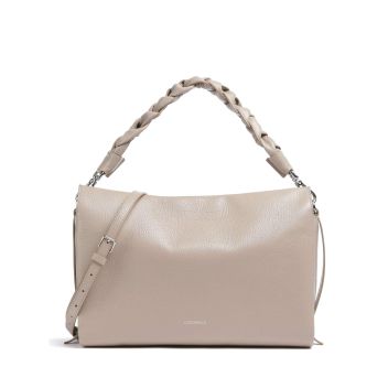 Coccinelle Boheme Shiny Goat Hobo bag powder