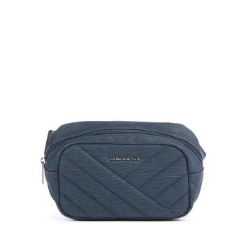 Lancaster Canvas Matelassé Fanny pack dark blue