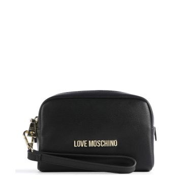 Love Moschino Signature Cosmetic bag black