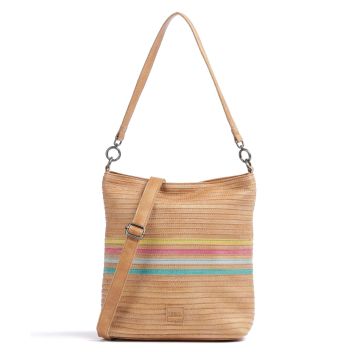 FredsBruder Good Mood Hobo bag light brown