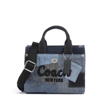 Coach Cargo Patchwork 20 Handbag blue