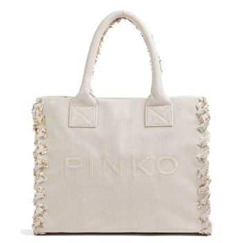 Pinko Beach Handbag beige