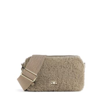 Abro Shearling Tina Crossbody bag beige
