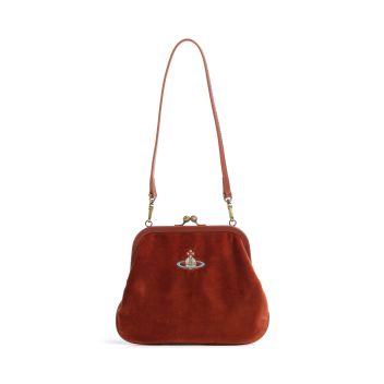 Vivienne Westwood Vivienne Velvet Shoulder bag amber