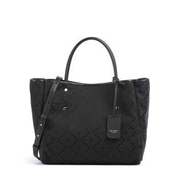 Kate Spade New York Spade Flower Jacquard Handbag black