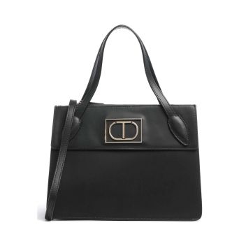 Twinset Basic Leather Handbag black