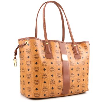 MCM Heritage Line Tote bag cognac