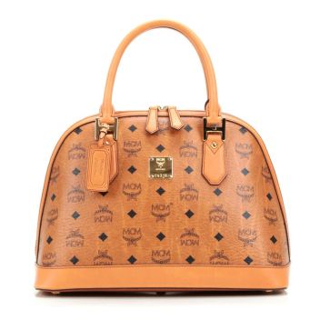 MCM Heritage M Handbag cognac