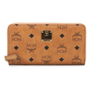 MCM Heritage Line Wallet cognac