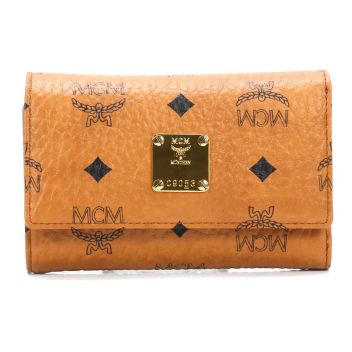 MCM Heritage Line Wallet cognac