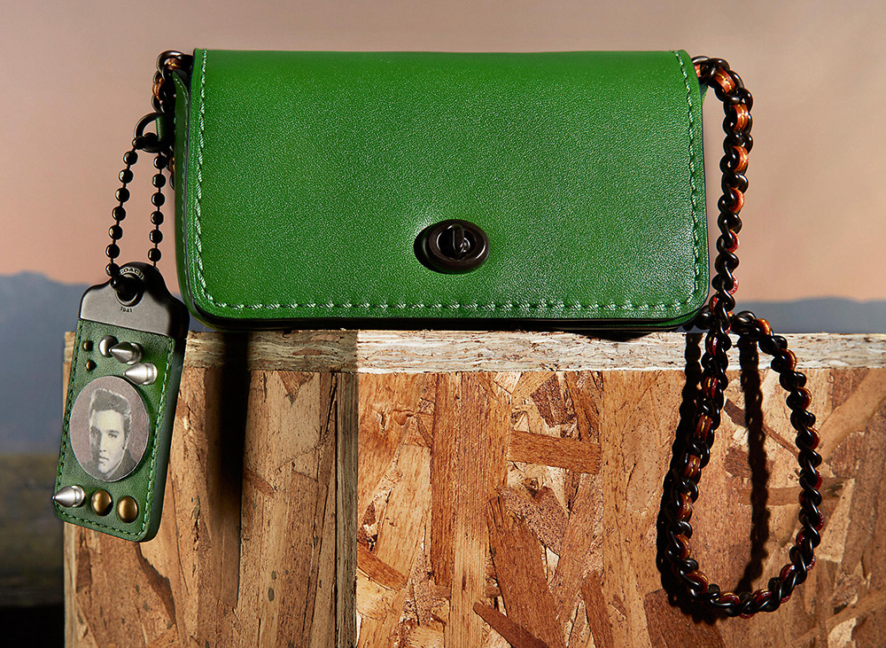 Coach-dinky15-with-elvis-charm-green