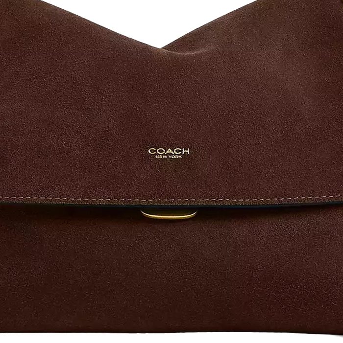 Coach Chelsea Shoulder Bag 30 With Chain Dark Chocolate