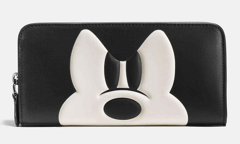 Coach Disney-x-Coach-Mickey-Accordion-Zip-Wallet