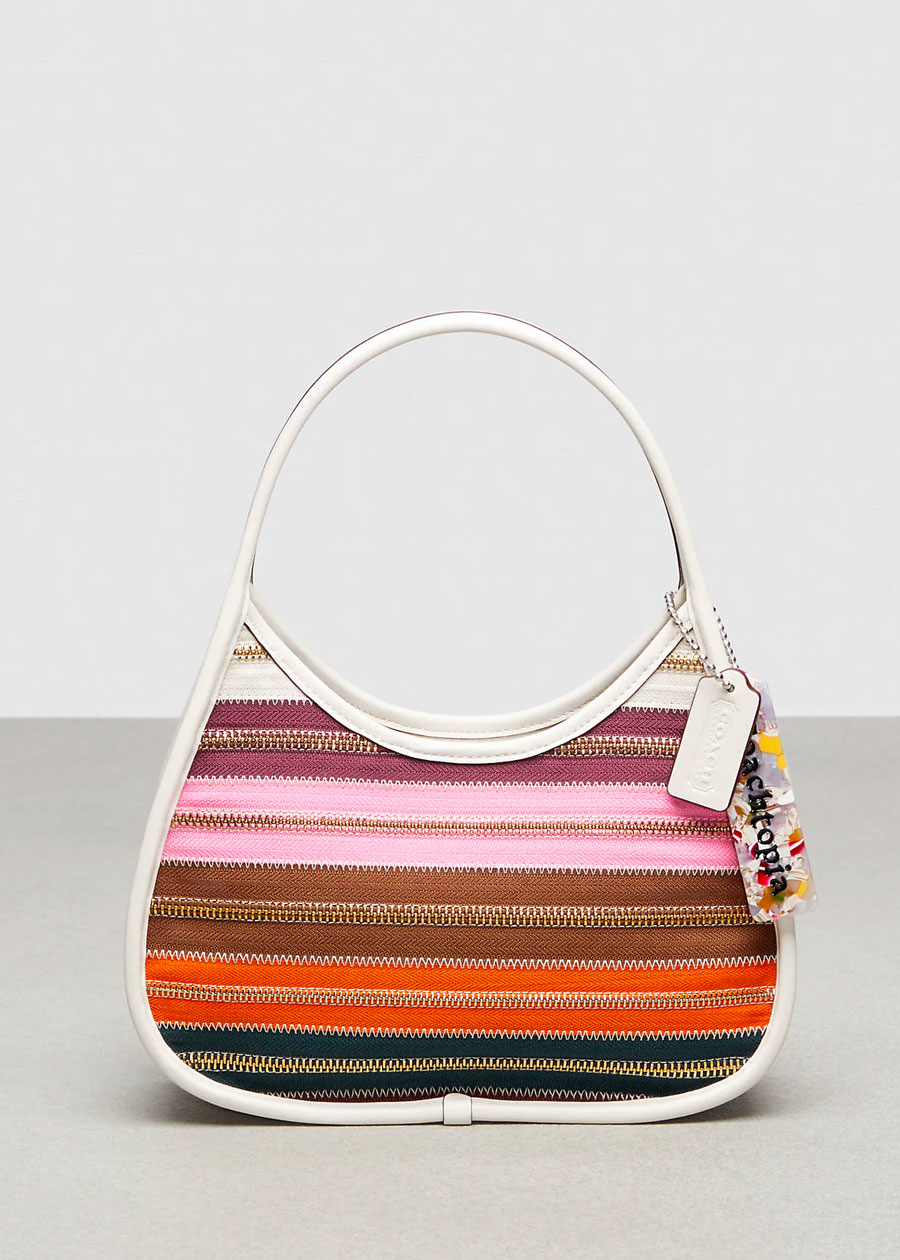 Coach ergo shoulder in zipper