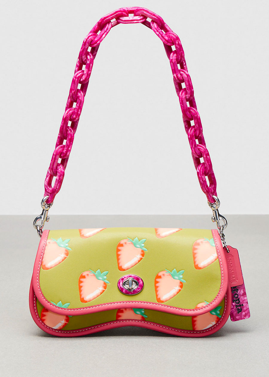 Coach wavy dinky in strawberry