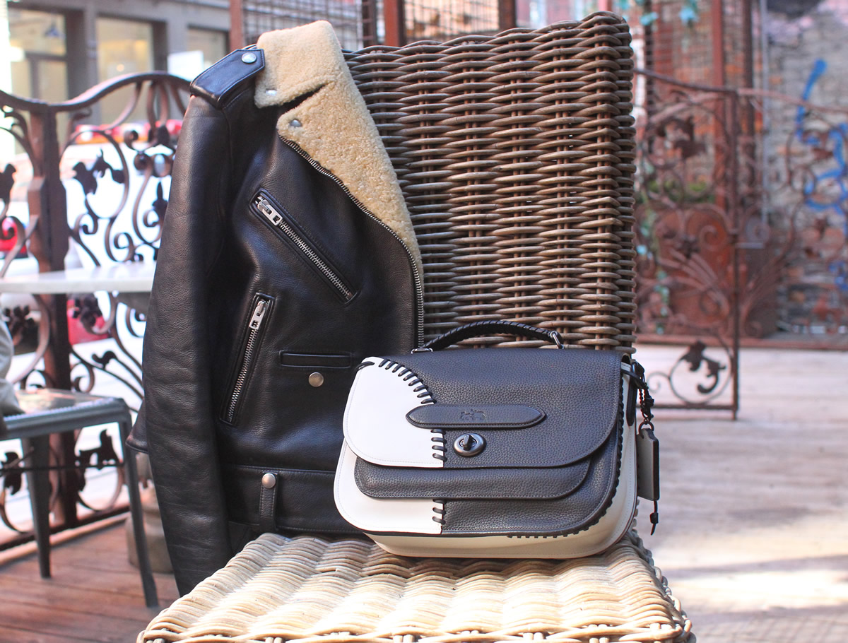 Coach Perfect Pairs: Coach Link Messenger Bag and Coach Boys Bikers Jacket