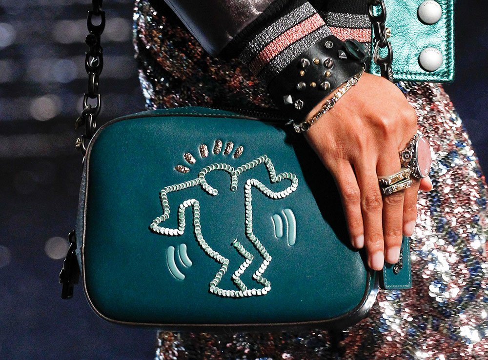 Coach’s Spring 2018 Runway Bags Pay Tribute to Artist and AIDS Activist Keith Haring