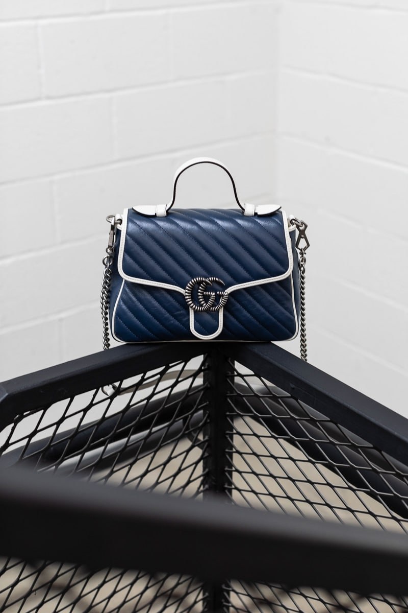 A Close Look at the Gucci Marmont Cruise 2020 Bags: OutletCity Guide — material and finish reference