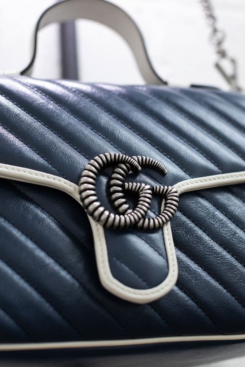 A Close Look at the Gucci Marmont Cruise 2020 Bags: OutletCity Guide — hardware and construction detail