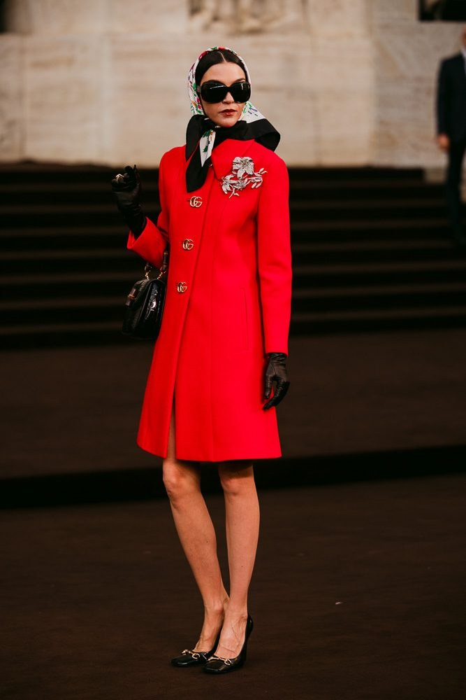 All the Bags Carried to Gucci’s Premiere Event During MFW: Styling Analysis — material and finish reference