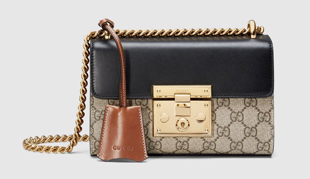 Current Obsession: Gucci Padlock Printed Shoulder Bag: Styling Guide — material and finish reference