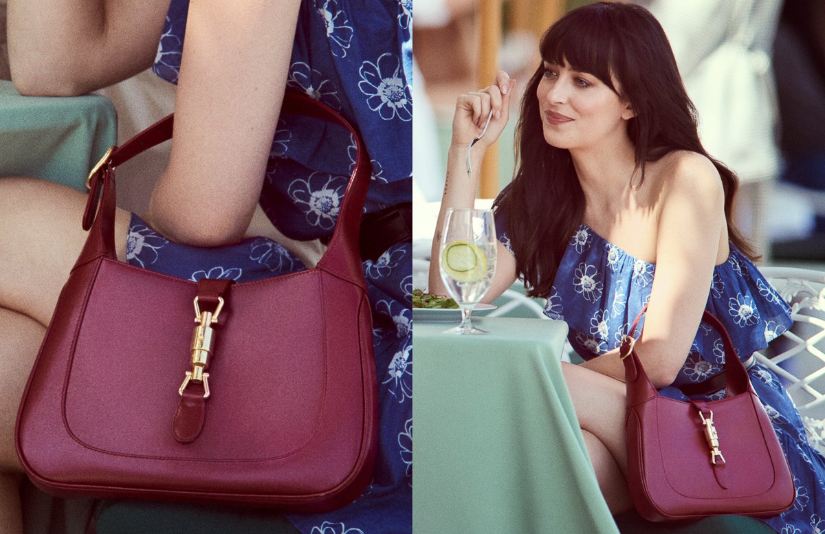 Dakota Johnson Spotlights the Gucci Jackie 1961: Design Guide — material and finish reference
