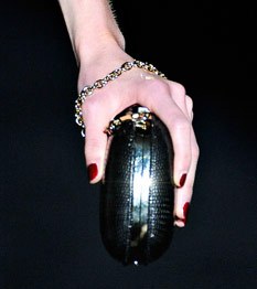 Fashion Week Handbags: Gucci Fall 2011: Runway Analysis — material and finish reference