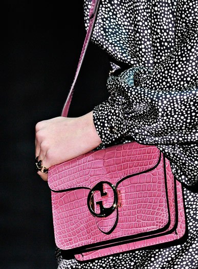 Fashion Week Handbags: Gucci Fall 2011: Runway Analysis — hardware and construction detail