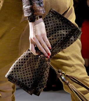 Fashion Week Handbags: Gucci Spring 2011: Key Design Notes — material and finish reference