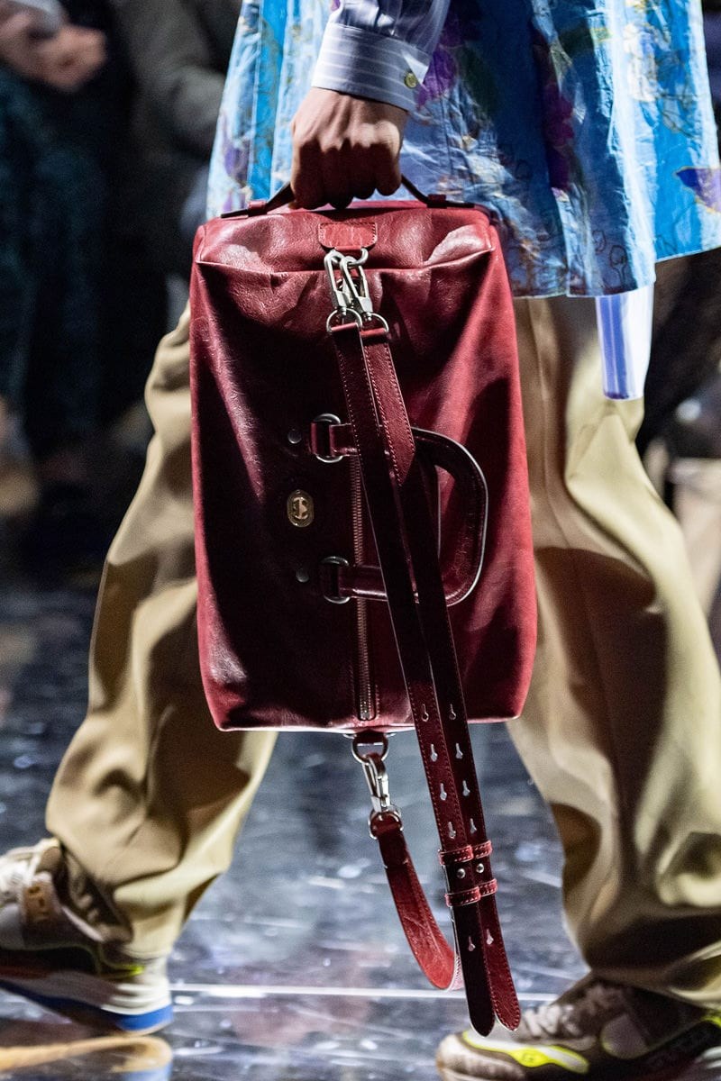 Get Your First Look at Gucci’s Fall 2019 Bags, Straight From the Runway: Key Design Notes — material and finish reference