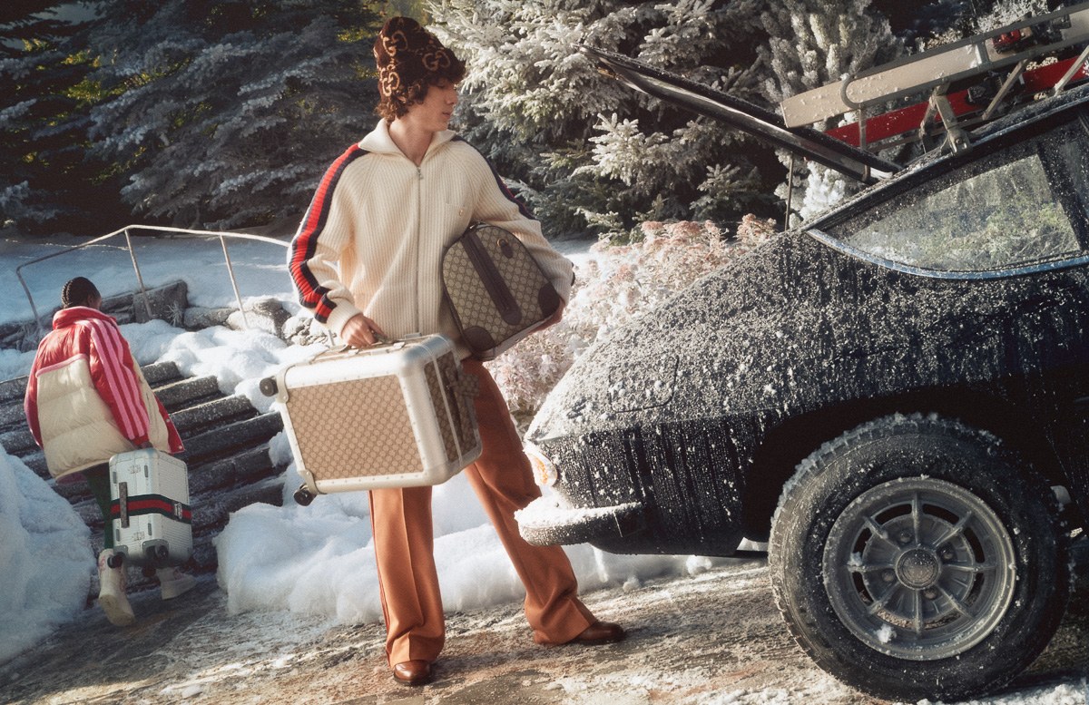 Gucci Après-Ski Will Leave You Craving a Trip to the Mountain: Styling Guide — material and finish reference