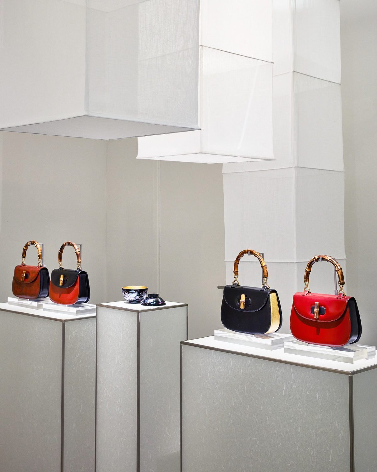 Gucci Celebrates 60 Years in Japan With Its Bamboo 1947: Then and Now Exhibition: Styling Guide — shape and proportion…
