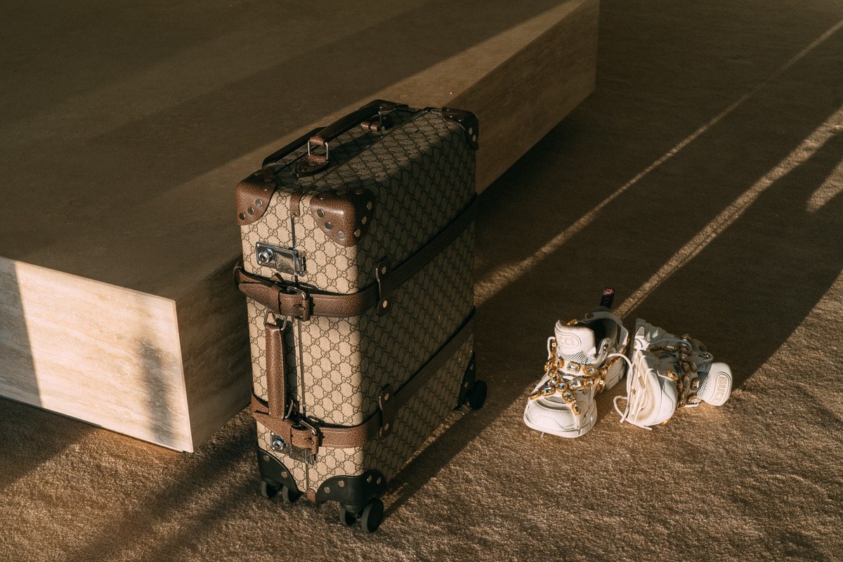 Gucci Collaborates with Globe-Trotter on Functional New Luggage Collection: Design Guide — carrying and styling reference