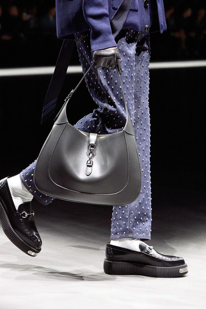 Gucci Crocodile and Ostrich Patchwork Bag: Design Guide — carrying and styling reference