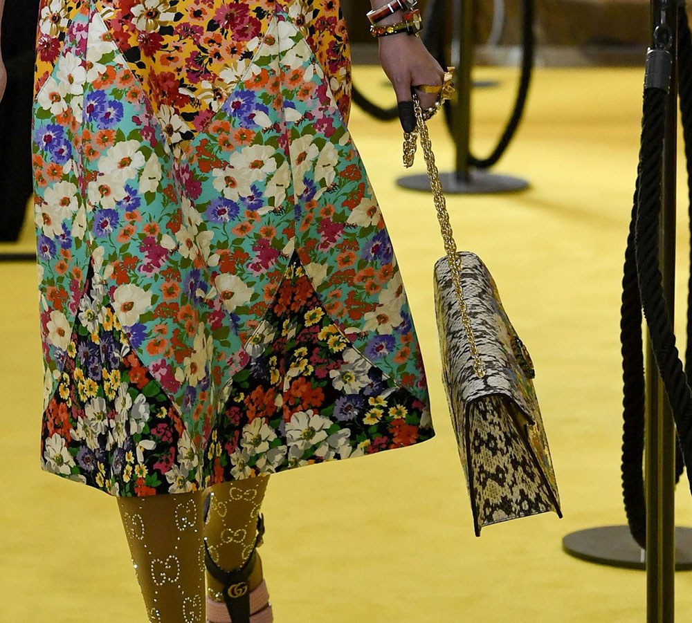Gucci Debuts New Shoulder Bag Styles and More at Its Cruise 2018 Runway Show: Runway Analysis — shape and proportion…