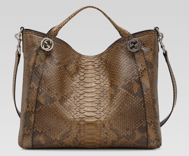 Gucci embraces big buckles, animal print for Fall 2013: Collection Guide — material and finish reference
