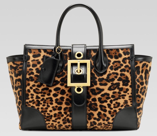 Gucci embraces big buckles, animal print for Fall 2013: Collection Guide — editorial overview