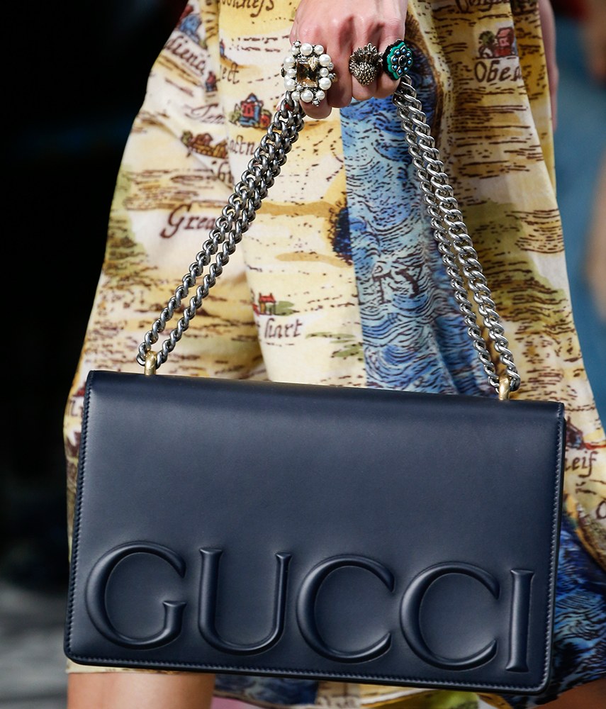 Gucci Gets Detailed for Its Spring 2016 Runway Bags: Key Design Notes — design detail