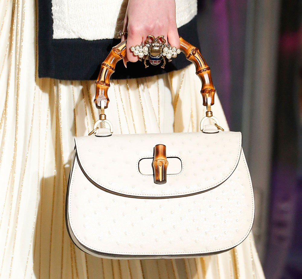 Gucci Gets Heavily into the Brand’s Signature Bamboo for Its Fall 2017 Bags: OutletCity Guide — design detail