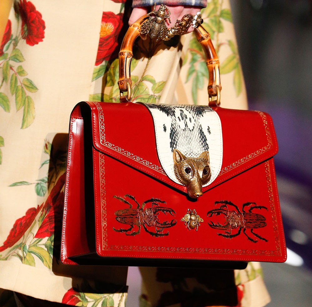 Gucci Gets Heavily into the Brand’s Signature Bamboo for Its Fall 2017 Bags: OutletCity Guide — carrying and styling…