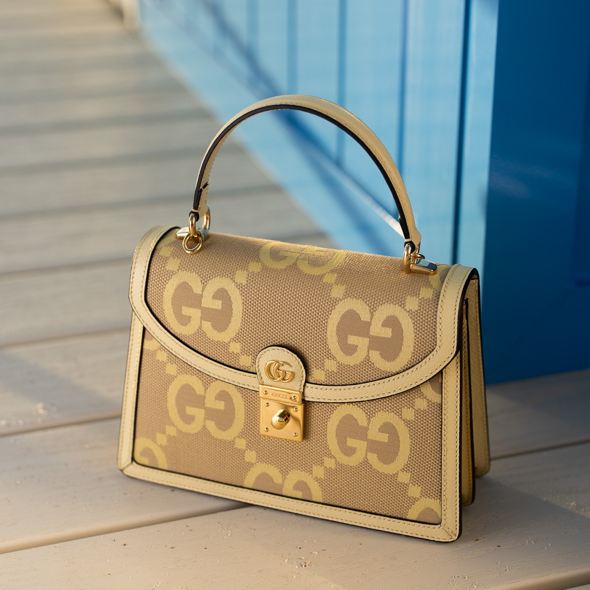Gucci GG Pastel Reminds Us That Beach Season Is Coming: Design Guide — carrying and styling reference