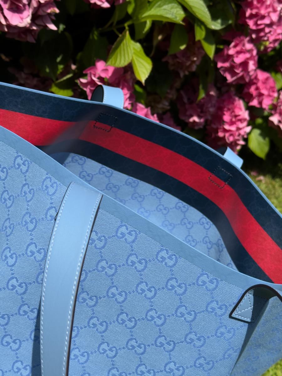 Gucci Gifted Me the Perfect Summer Tote: OutletCity Guide — scale and everyday-use reference