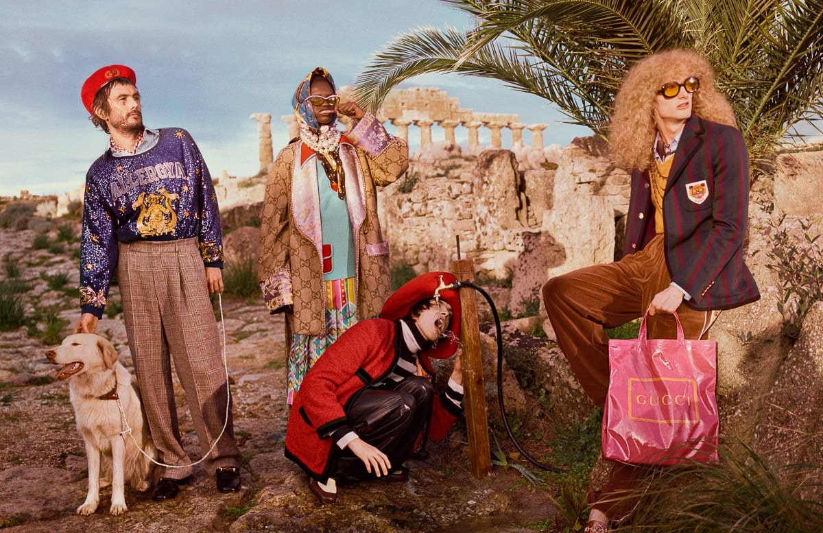 Gucci Goes Back In Time With Its Pre-Fall 2019 Campaign: Runway Analysis — hardware and construction detail