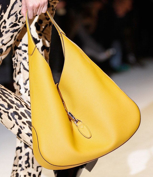 Gucci Goes Back to Basics for its Fall 2014 Handbags: Collection Guide — hardware and construction detail